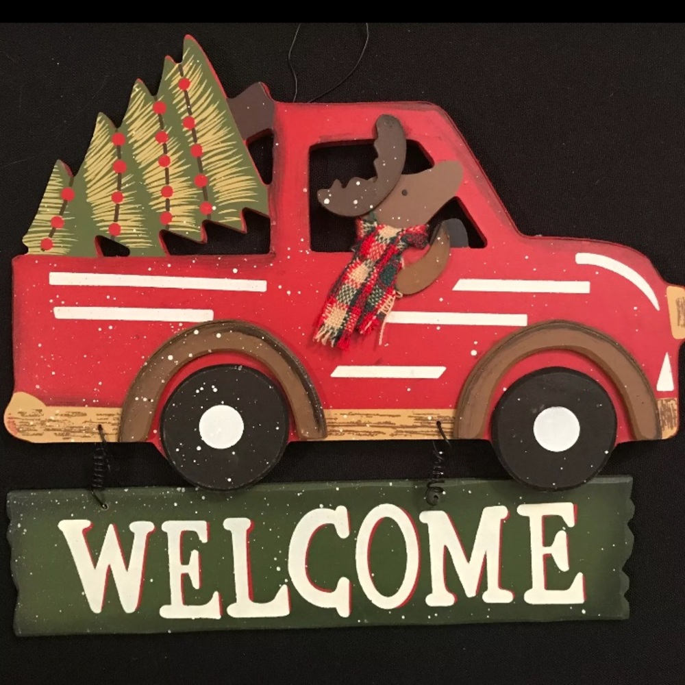 Winter Welcome Sign